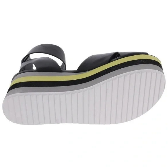 Steve Madden Macer Women's Cuffed Platform Sandals Black Multi size 8 - Picture 11 of 12
